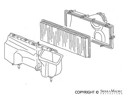Porsche Air Cleaner - 911 00-05 996-110-021-93