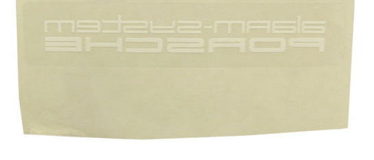 Porsche Alarm System Decal - 911 - 87-89 911-701-250-00