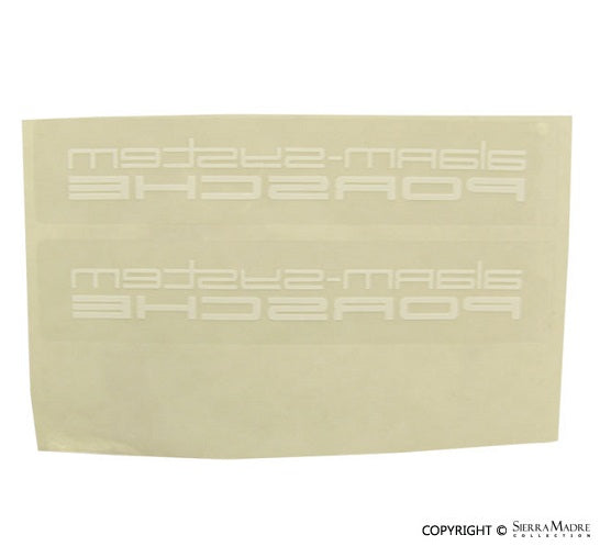 Porsche Alarm System Decal - 911 - 87-89 911-701-250-00