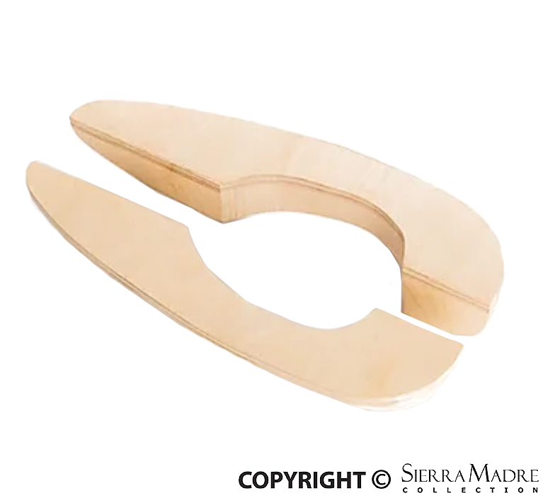 Porsche Arm Rest Set - Wood - 356B/356C SMC-000-446
