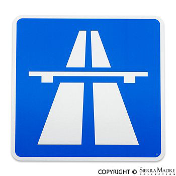 Porsche Autobahn Sign PNA-007-000-44