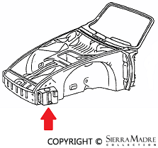 Porsche Battery Box - Left - 911/912 65-73 901-501-503-00-GRV