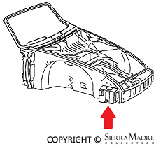 Porsche Battery Box - Right - 911/912 65-73 901-501-504-00-GRV