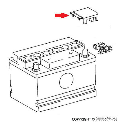 Porsche Battery Terminal Cover 65-98 999-611-104-00