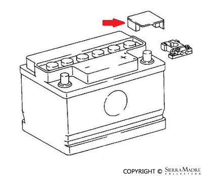 Porsche Battery Terminal Cover - 911/912 65-73 901-611-313-00