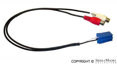 Porsche Blaupunkt Auxiliary Cable RCA Blaupunkt RCA