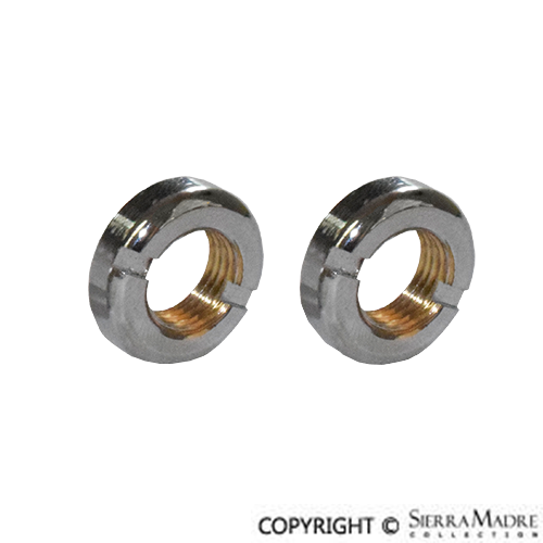 Porsche Blaupunkt Radio Shaft Chrome Nut Set SMC-361-02