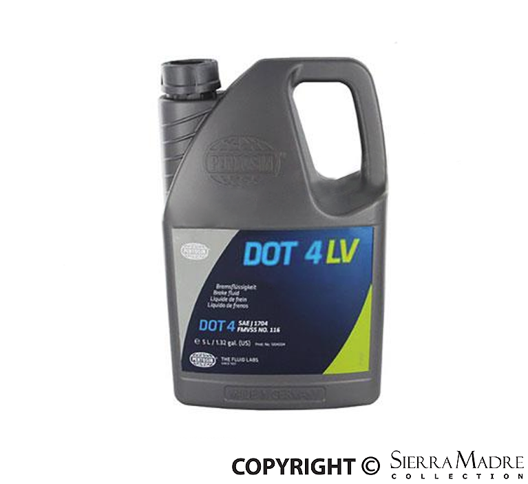 Porsche Brake Fluid - DOT 4 Low Viscosity - 5 Liter 55-9520-106