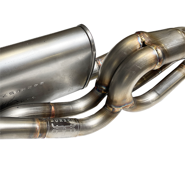 Porsche Bursch Stainless Steel Muffler - 914 Early 1.7/1.8 70-72 BX-1403-SS