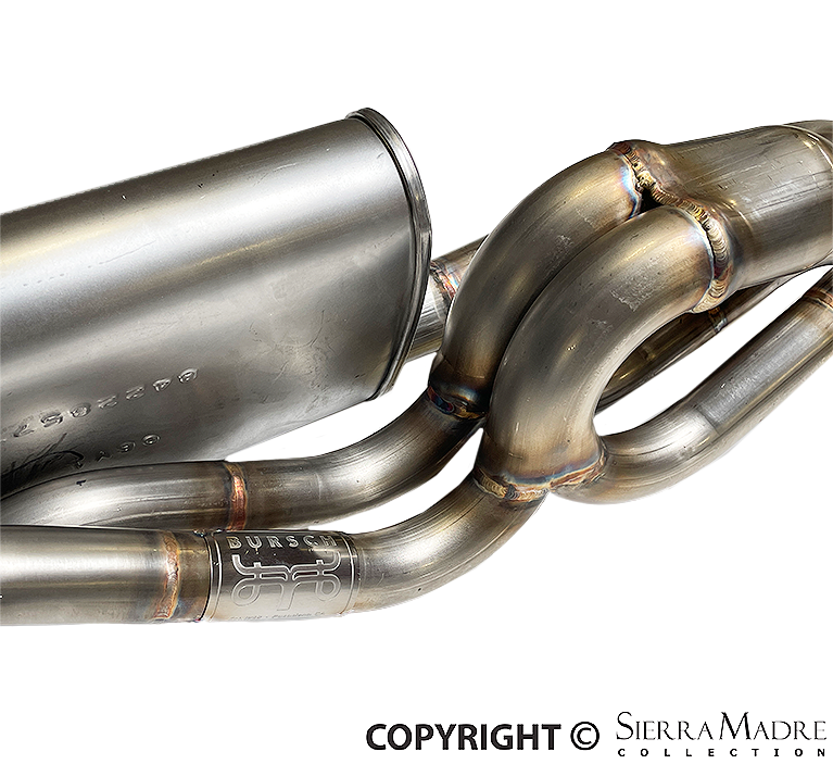 Porsche Bursch Stainless Steel Muffler - 914 Early 2.0 73-74 BX-1423-SS