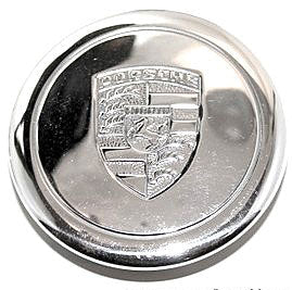 Porsche Center Cap - 3-Prong Polished 901-361-032-01