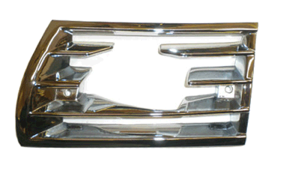 Porsche Chrome Fog Light Horn Grille - Left - 911/912 69-73 901-559-431-28