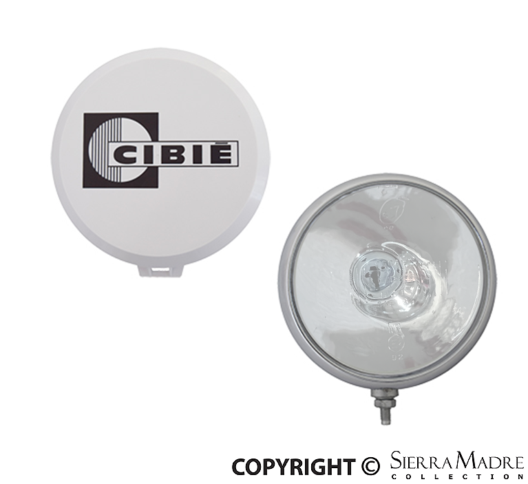 Porsche Cibie Oscar Rally Driving Light With Plastic Cover Porsche Cibie Oscar Rally Driving Light With Plastic Cover