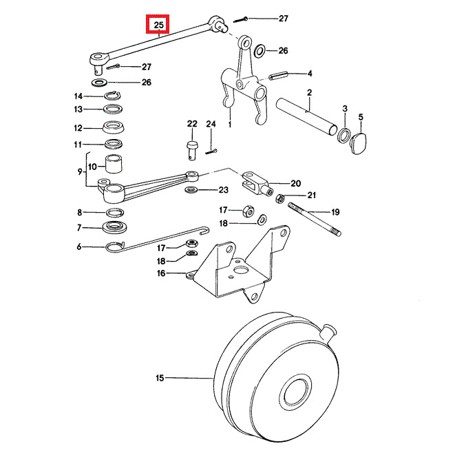 Porsche Clutch Push Rod - 914 70-76 905-116-751-00