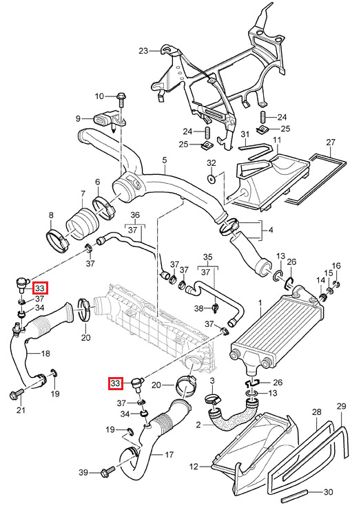 Porsche Cut-Off Valve for Turbo - 911 10-13 9A1-110-337-70