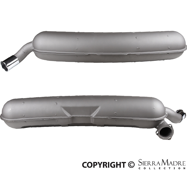 Porsche Dansk Muffler - 911 3.2L OE Specifications 930-111-043-00