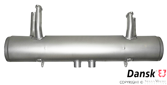 Porsche Dansk Muffler - Glass Blown Matte Finish - US - 356B/356C/912 1620606700