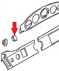 Porsche Dash Cover - 911/912/912E/930 65-89 911-552-469-00