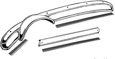 Porsche Dash and Door Beading Kit - Speedster 54-58 644-555-300-40