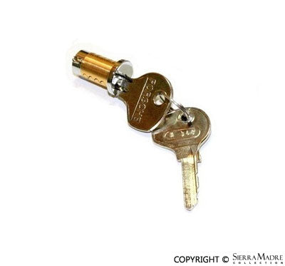 Porsche Door Lock Cylinder with 2 Keys - Right - 57-65 644-531-652-01