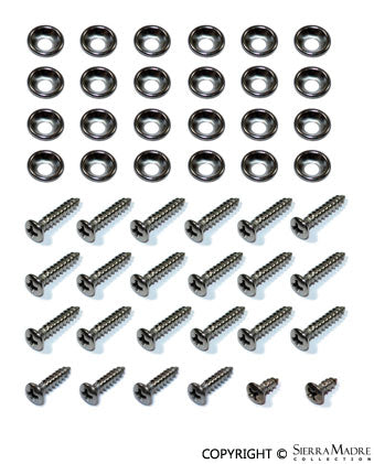 Porsche Door and Rear Panel Screw Set - 911/912 65-68 SMC-555-001-00