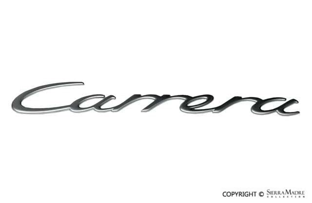 Porsche Emblem Carrera - Black - for Decklid - 911 99-05 996-559-237-09-70C