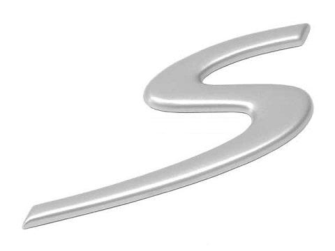 Porsche Emblem ''S'' - Satin Aluminum - Cayman 06-08 987-559-245-00
