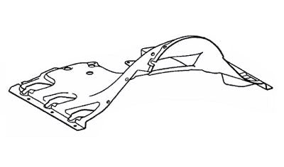 Porsche Engine Cover - 911/930 Black 930-106-041-08