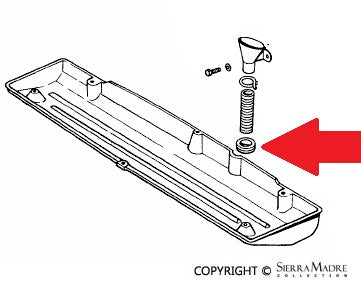 Porsche Engine Drain Funnel Grommet - 914 70-76 999-702-091-50