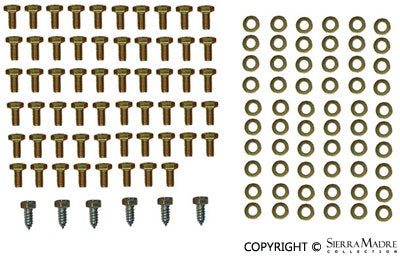 Porsche Engine Sheet Metal Hexagon Bolt & Washer Kit - 911 72-73 901-369-002-00