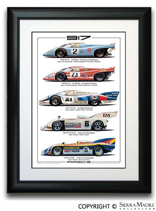 Porsche Factory Authorized Print - 917 - by Steve Anderson SMC-000-868