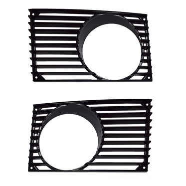 Porsche Fog Light Grille Set - Black - 914 70-74 SMC-914-765-33