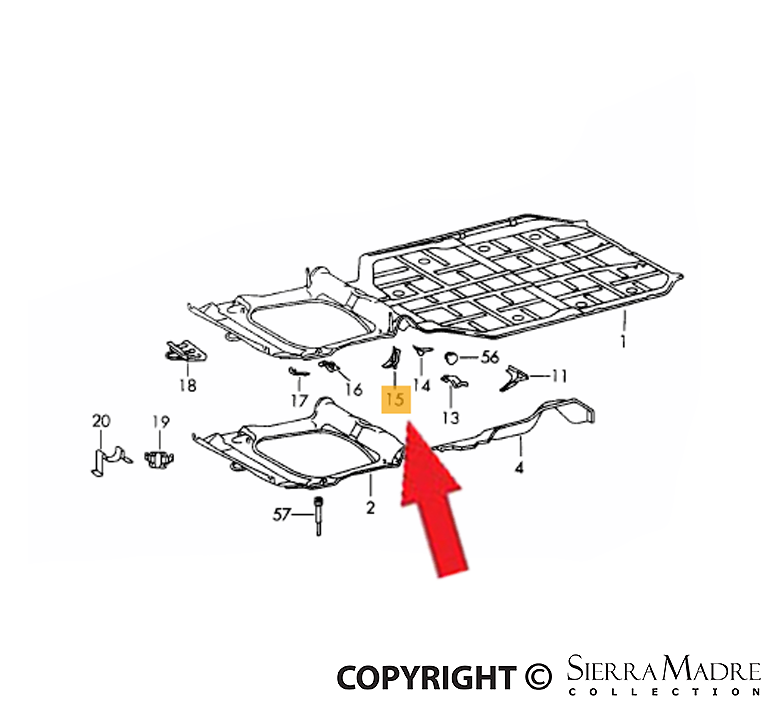 Porsche Front Axle Positioning Pin - 911 75-89 SMC-501-360