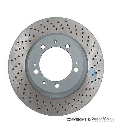 Porsche Front Brake Disc - Right - 911 Turbo 91-92 965-351-044-00