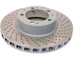 Porsche Front Brake Disc - Right - 911 Turbo 93-94 965-351-046-00