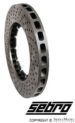 Porsche Front Brake Disc - Vented - Right - 930 78-80 930-351-048-00