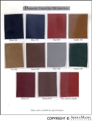 Porsche Front Seat Cover - Speedster 54-58 SMC-000-379-00