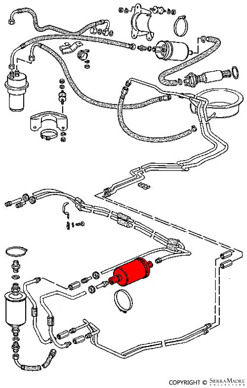 Porsche Fuel Filter - 928 - 924 Turbo/GT 78-85 931-110-149-04