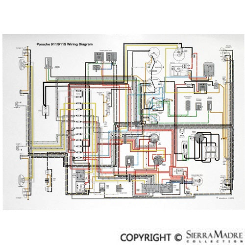 Porsche Full Color Wiring Diagrams 50-73 SMC-005-31
