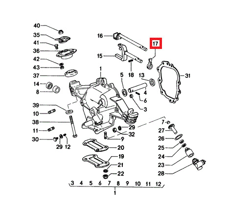 Porsche Gear Shift Lever - 914 70-76 914-303-013-01