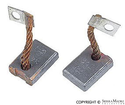 Porsche Generator Brush Set - 6 Volt 616-603-904-02