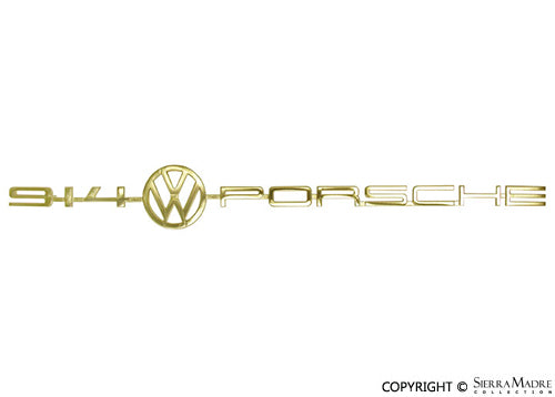 Porsche Gold VW/Porsche Emblem - 914 70-73 914-559-111-10