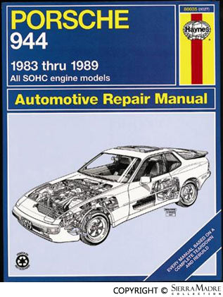 Porsche Haynes Repair Manual 944 83-89 SMC-000-979