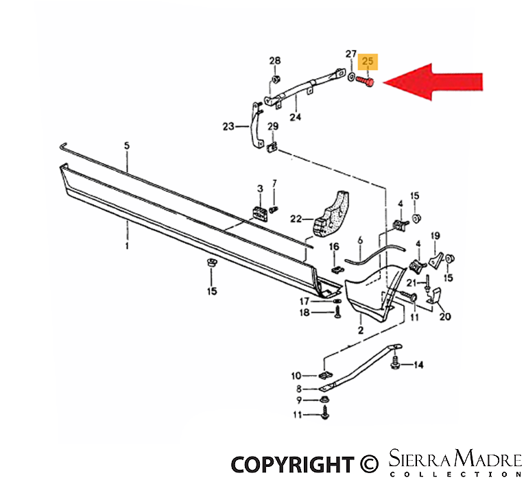 Porsche Hex Screw - 964 89-94 900-075-403-00