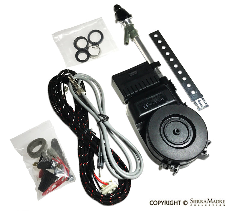 Porsche Hirschmann Power Antenna - Chrome w/ Black Base 911-645 Porsche Hirschmann Power Antenna - Chrome w/ Black Base 911-645