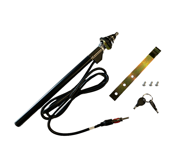 Porsche Hirschmann Style Manual Antenna - Chrome B76-912-001-41