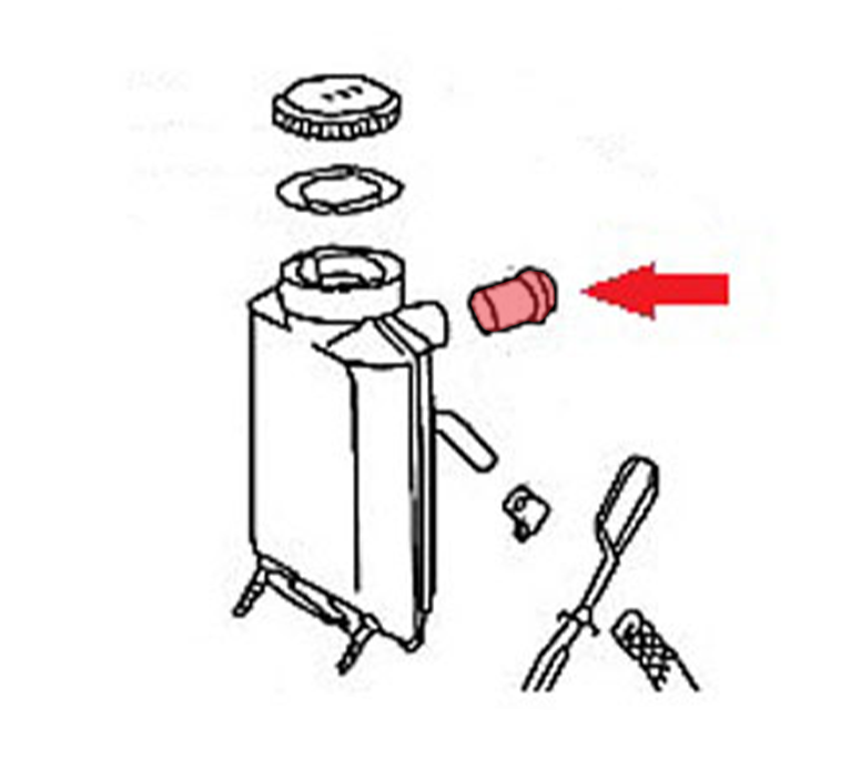 Porsche Hose Fitting - 911/912/930/912E 65-80 901-107-729-00