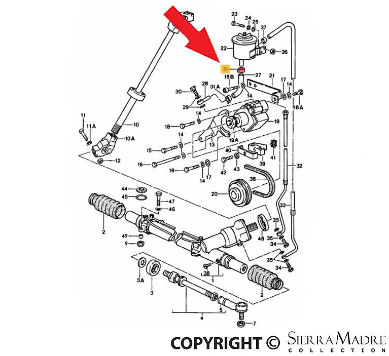 Porsche Hose Screw Clamp - 928 78-86 999-512-297-02