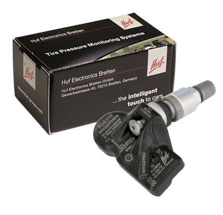 Porsche Huf TPMS Sensor RDE018 with Valve Stem - 433 MHz 5Q0-907-275-A