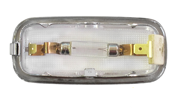 Porsche Interior Light with Chrome Bezel 64-78 901-632-101-00